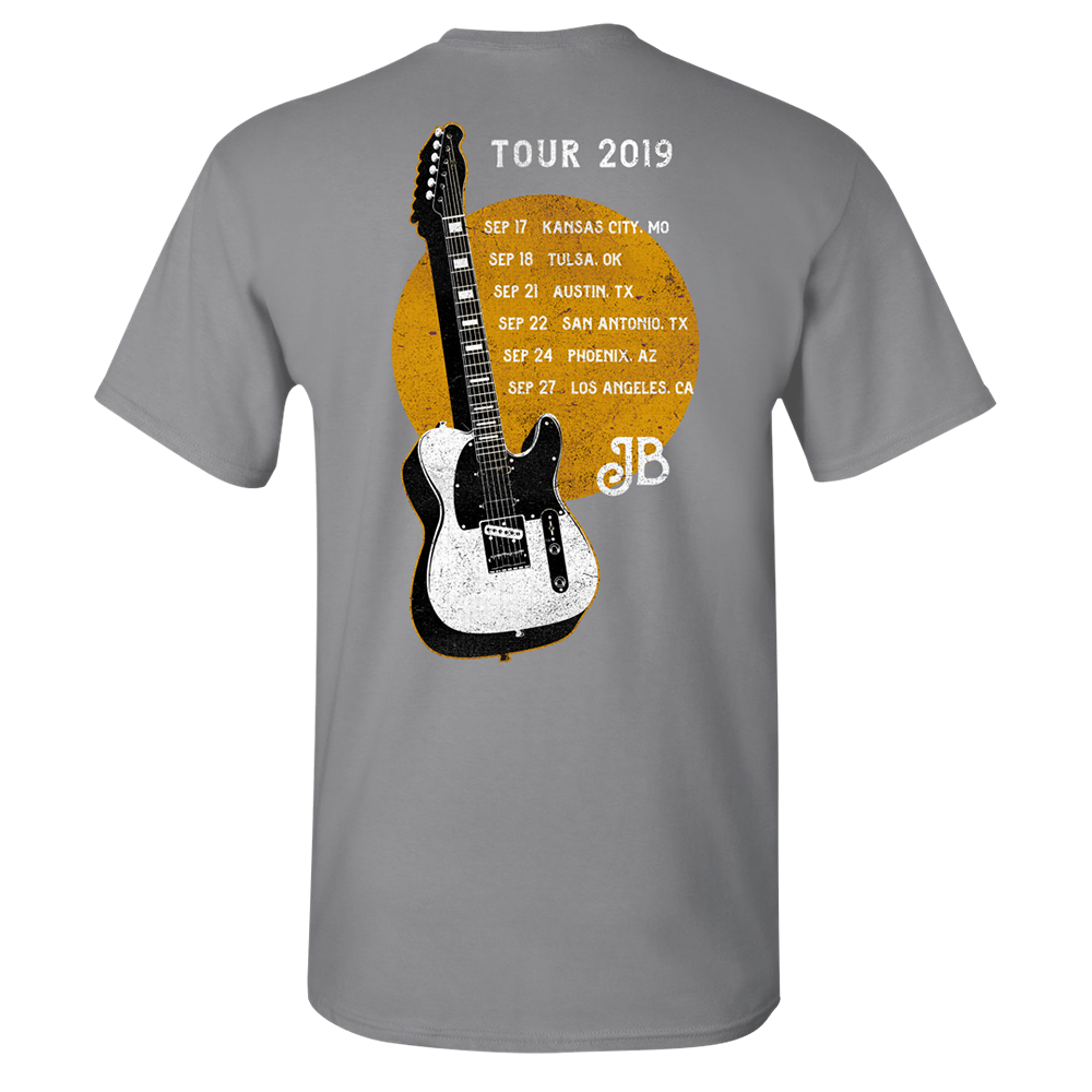 Jeff Beck Guitar Tee - Silver